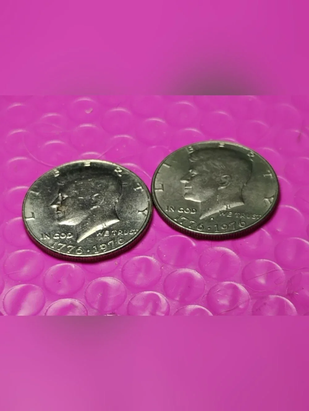 2 P D Kennedy Half Dollar Pair - Classic Coin Set CIRCULATED CLAD